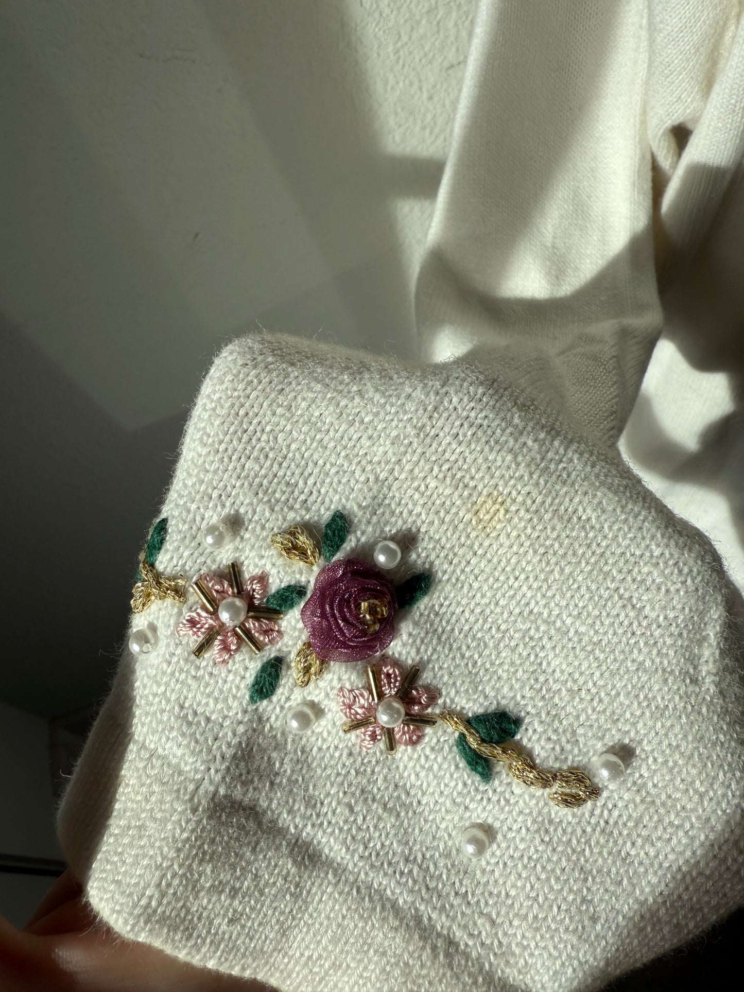 Pearl Stocking Sweater