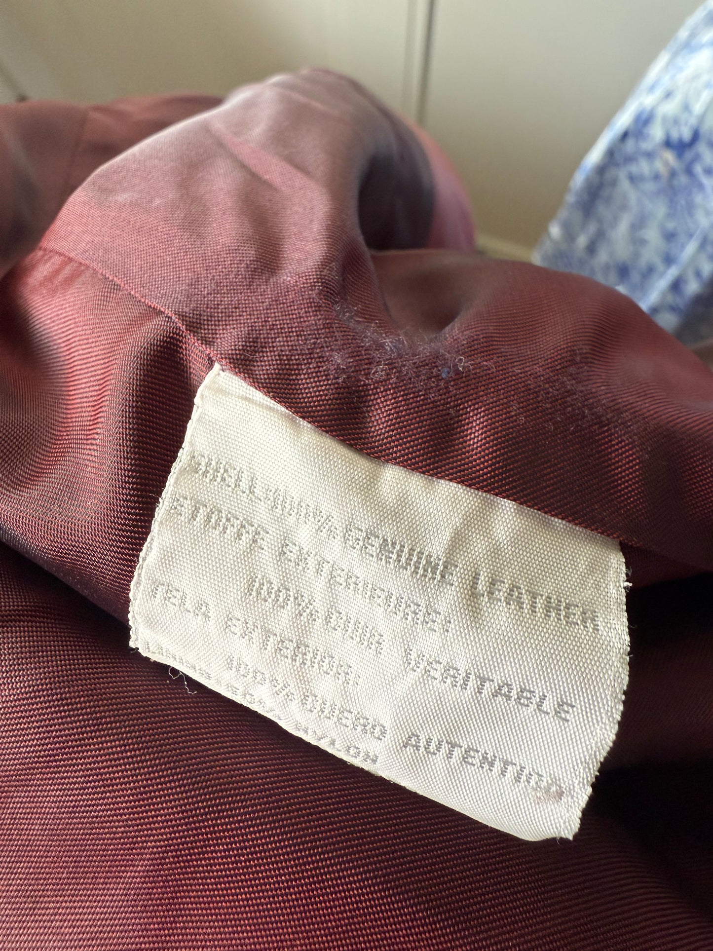 Liz Claiborne Red Leather Jacket