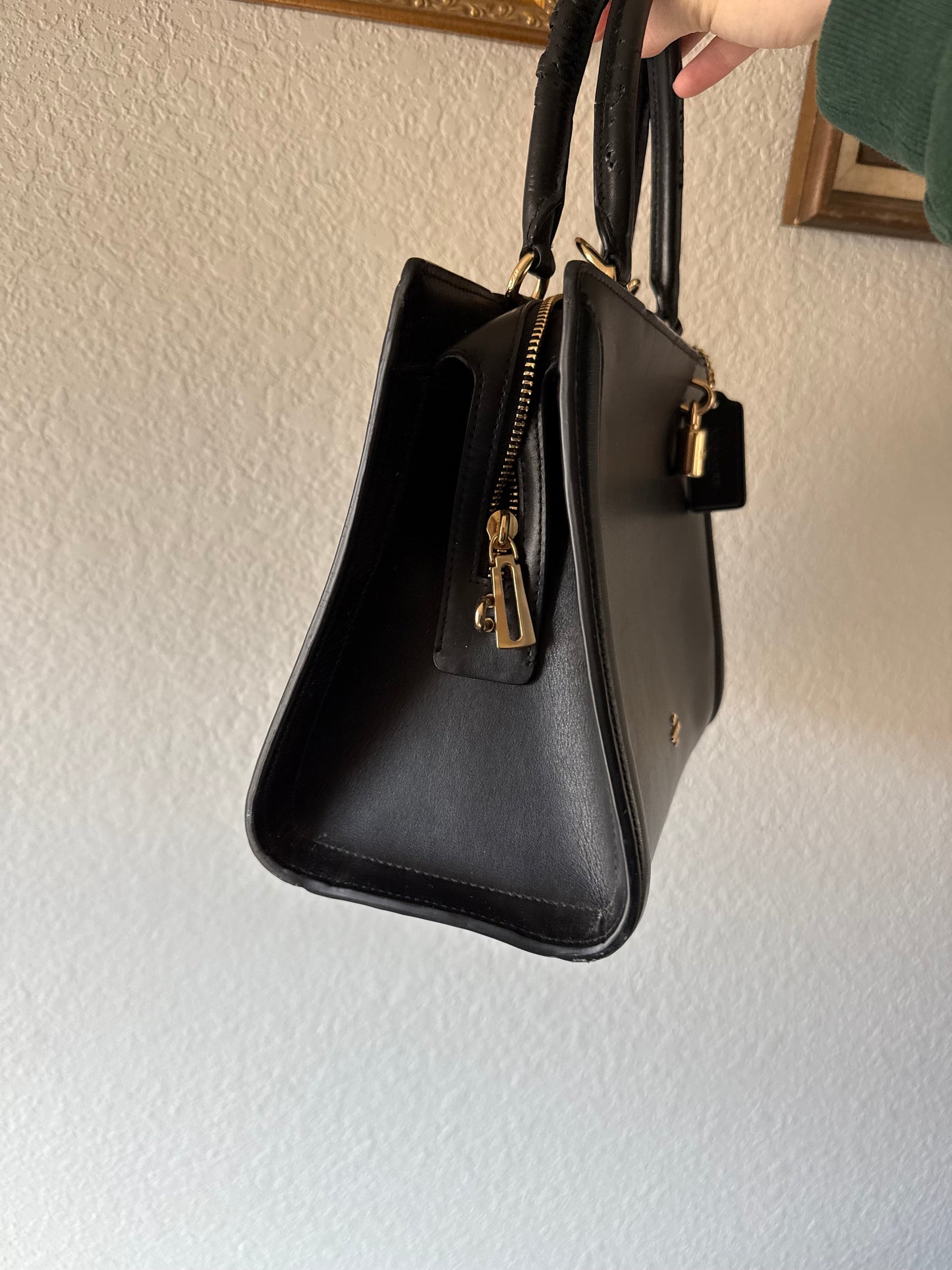 Coach Black Zoe Carryall
