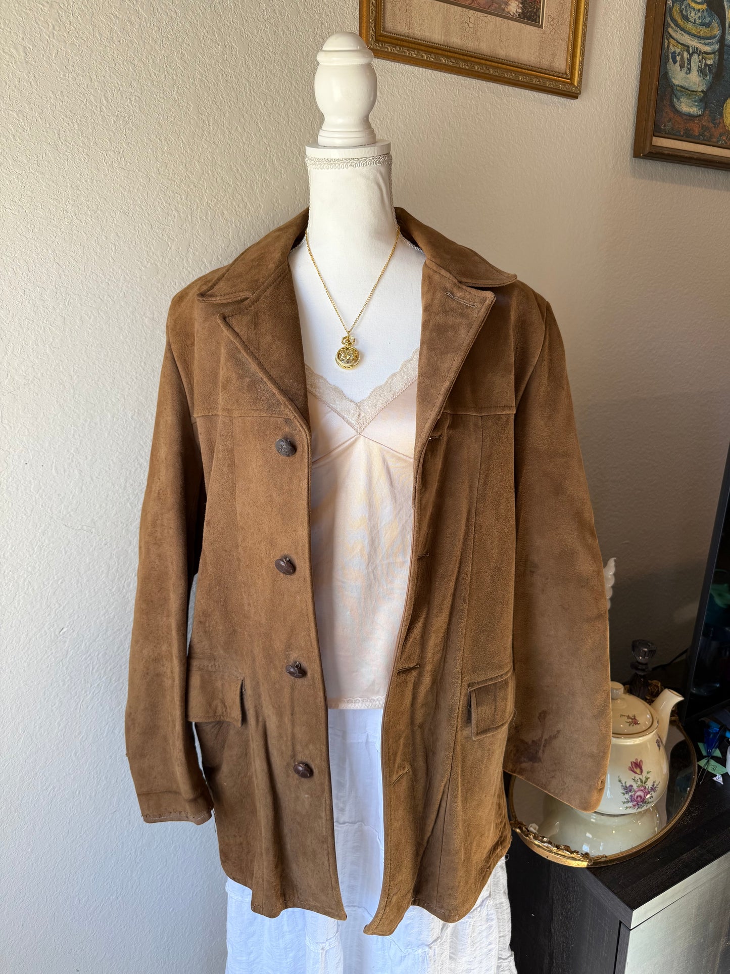 Brown Suede Jacket