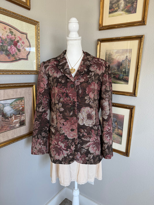 Floral Tapestry Blazer