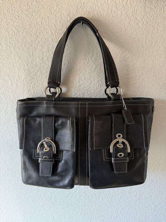 Coach Large Soho Double Pocket Tote