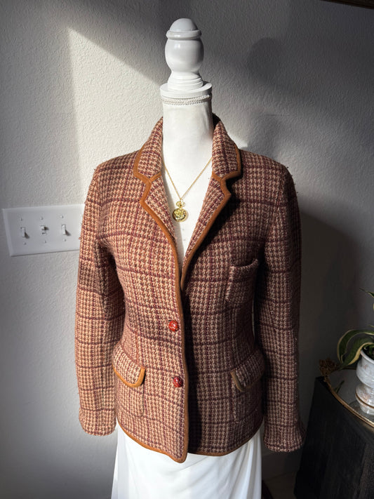 Brown Wool Blazer