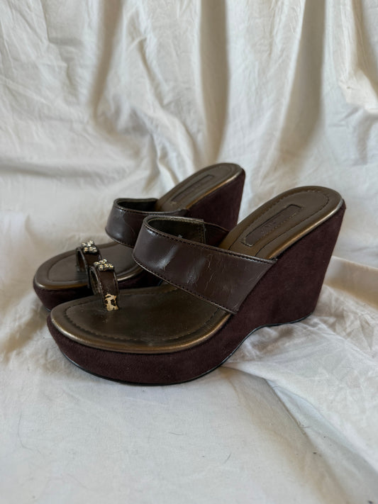 Butterfly Heeled Sandals