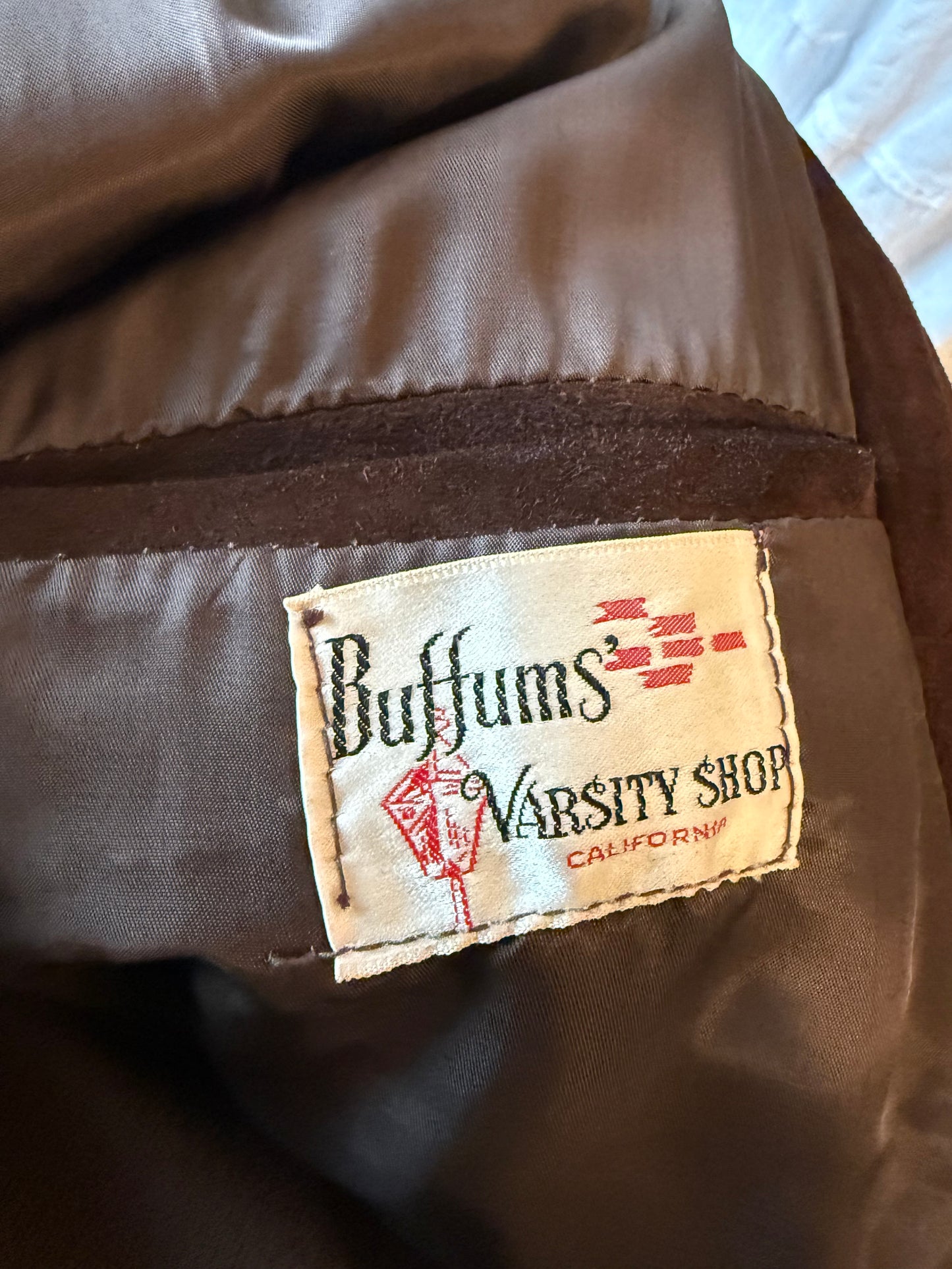 Brown Genuine Suede Jacket