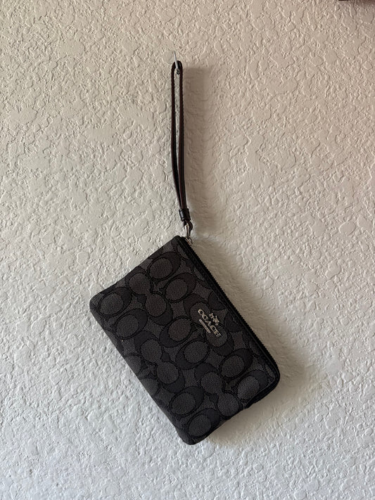 Coach Jacquard Wristlet