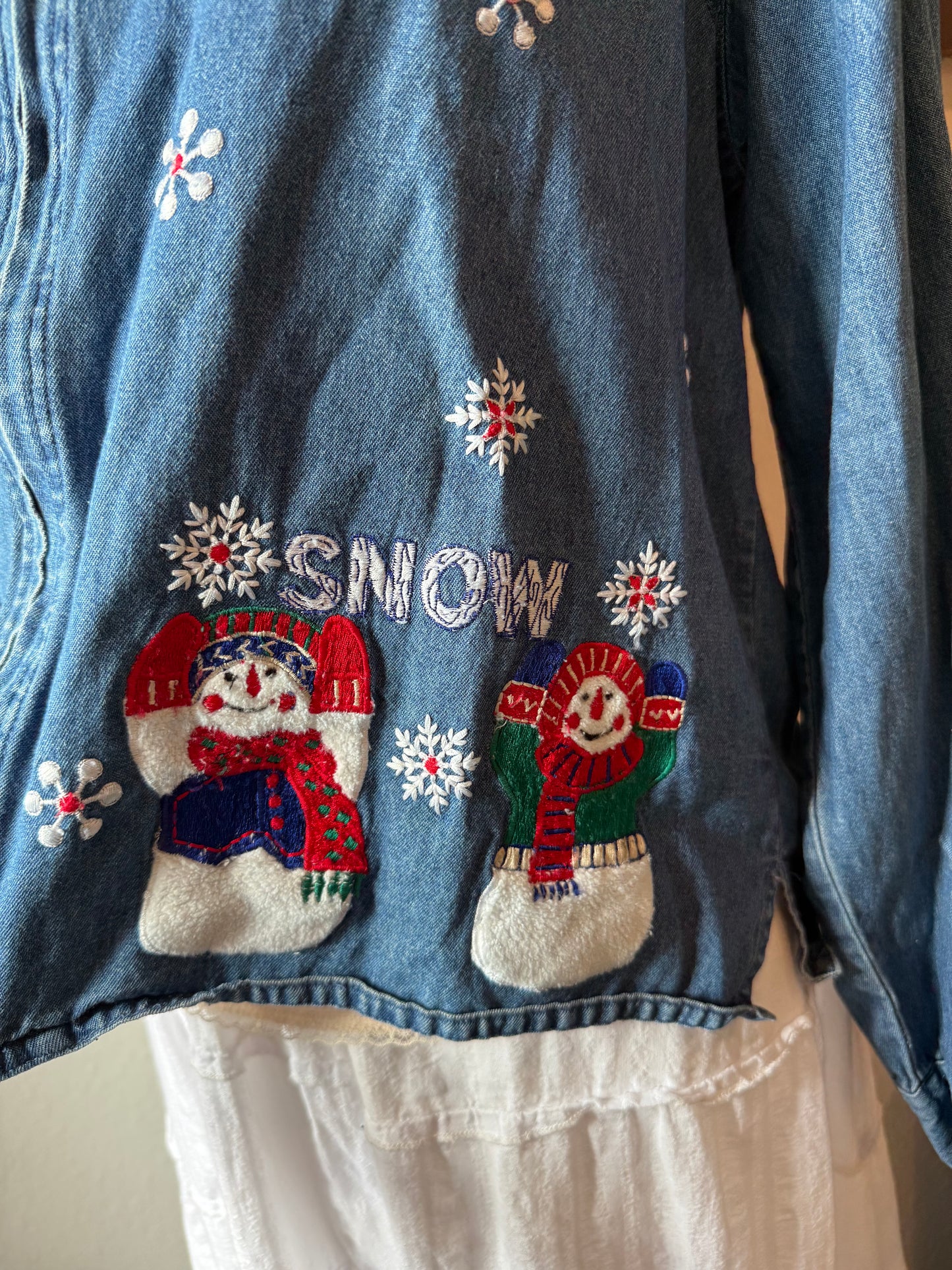Let It Snow Denim Jacket