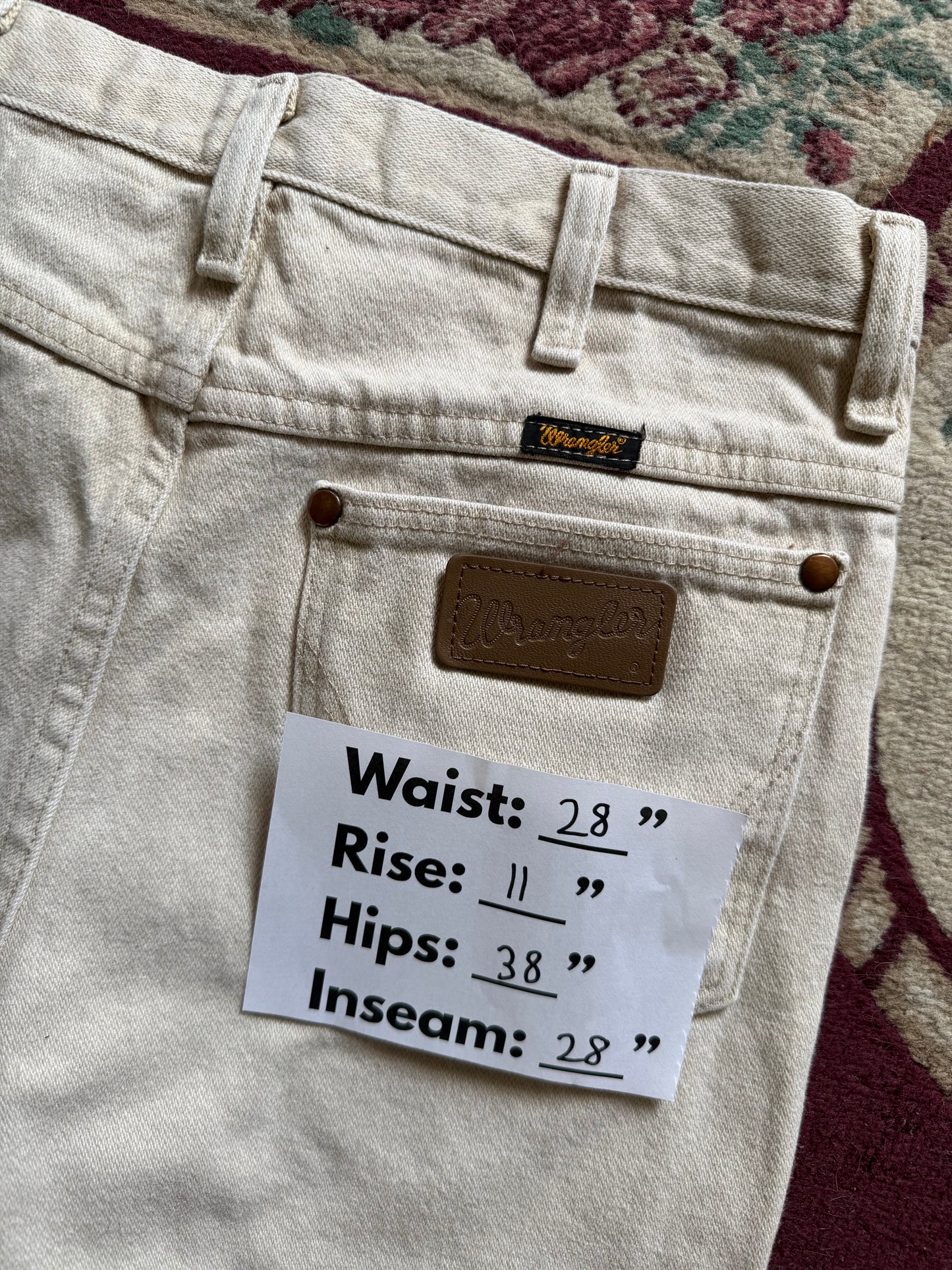 28" Tan Wranglers