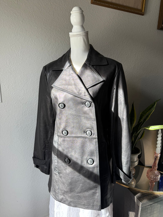 London Fog Genuine Leather Coat