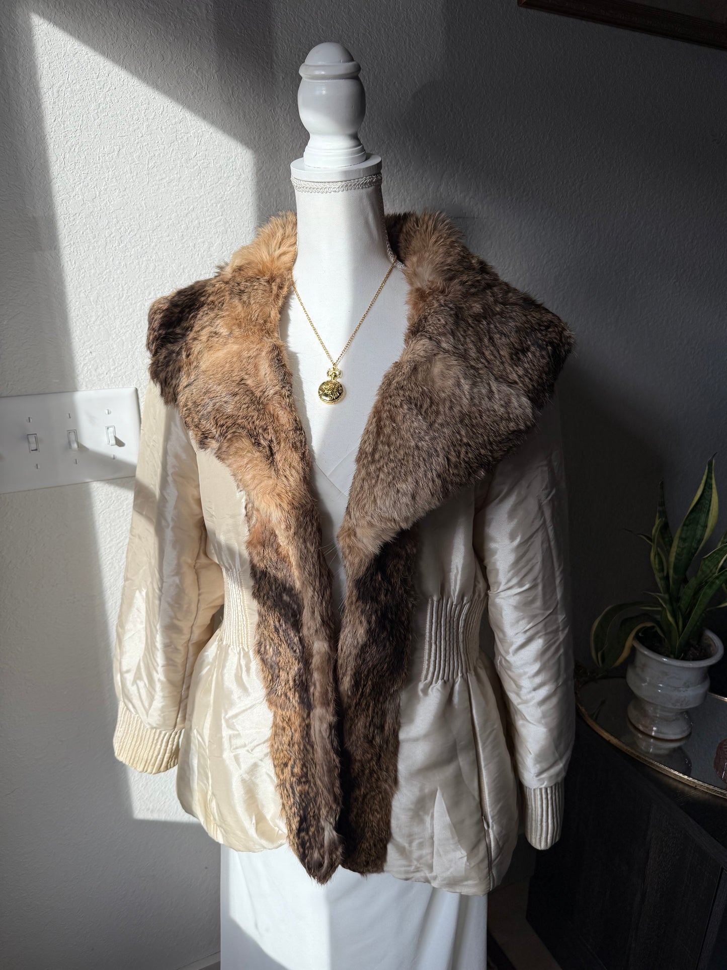 Genuine Fur Puffer Coat