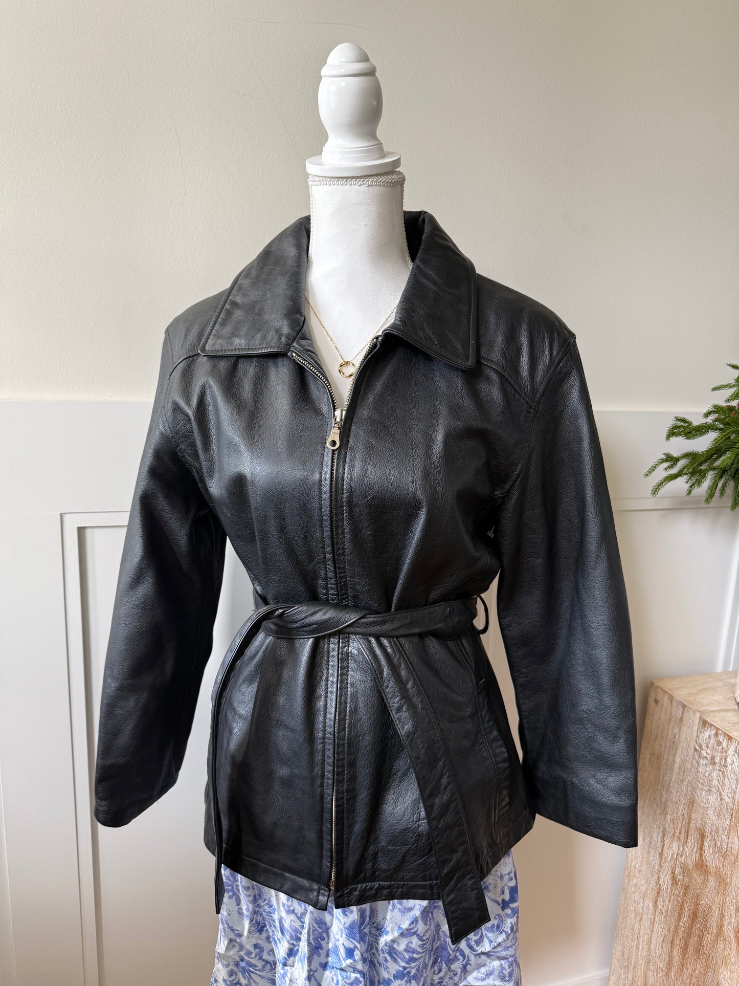 Wilsons Black Leather Jacket