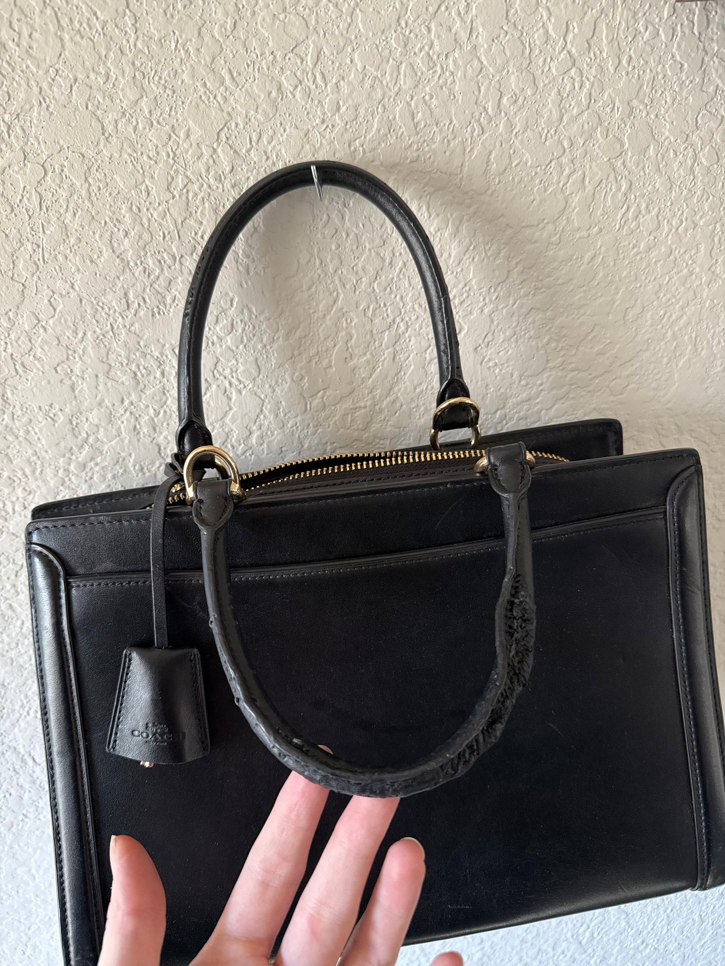Coach Black Zoe Carryall