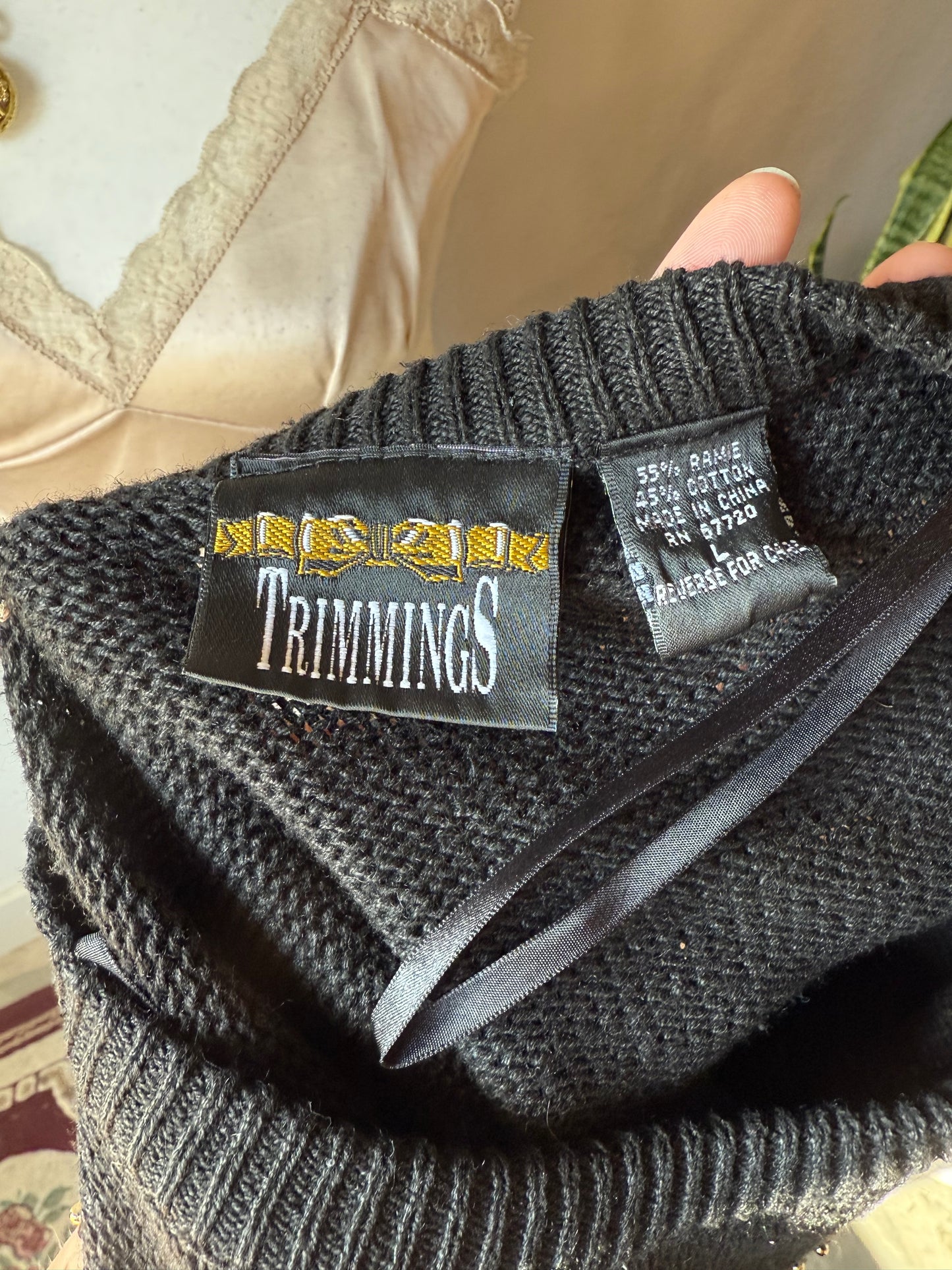 Beaded Colorful Sweater