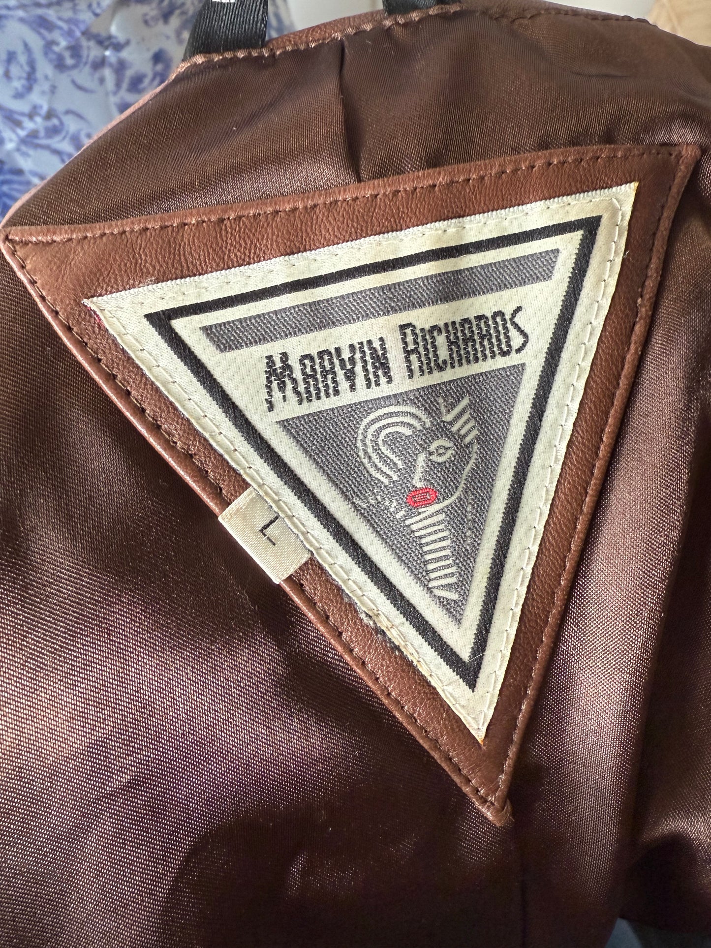 Marvin Richards Brown Leather Jacket