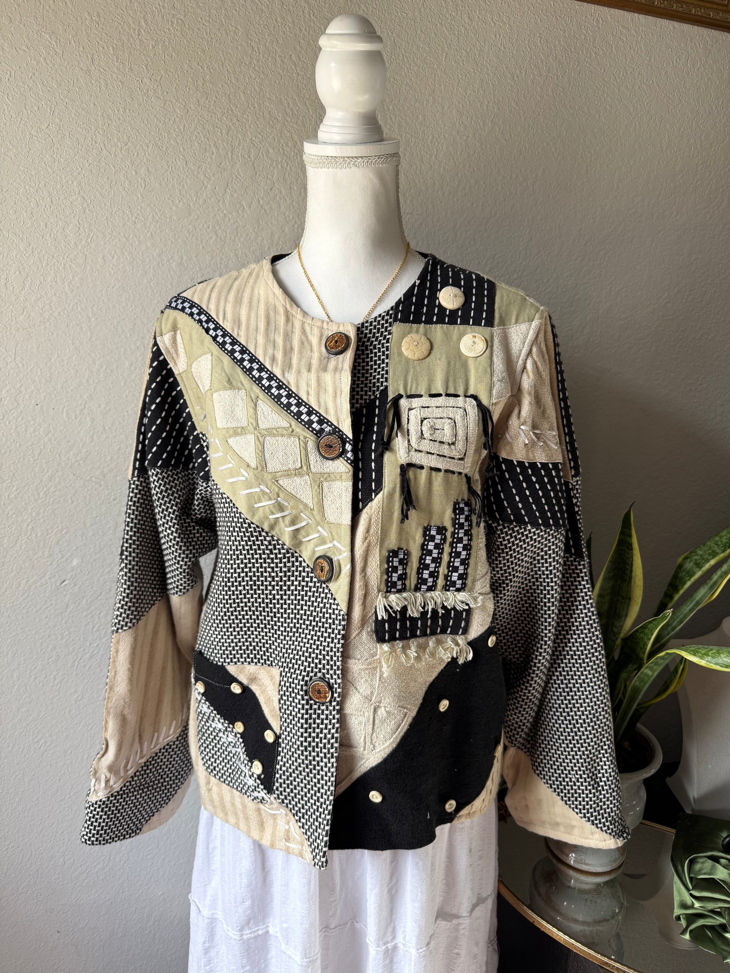 Patchwork Cardigan
