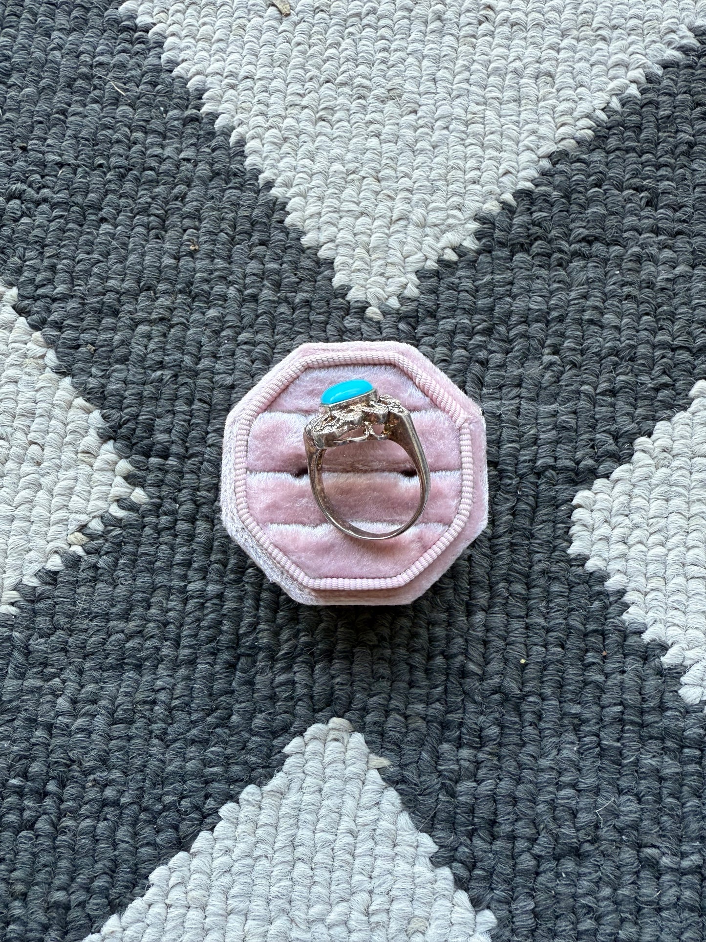 Sterling Turquoise Ring (8.75)