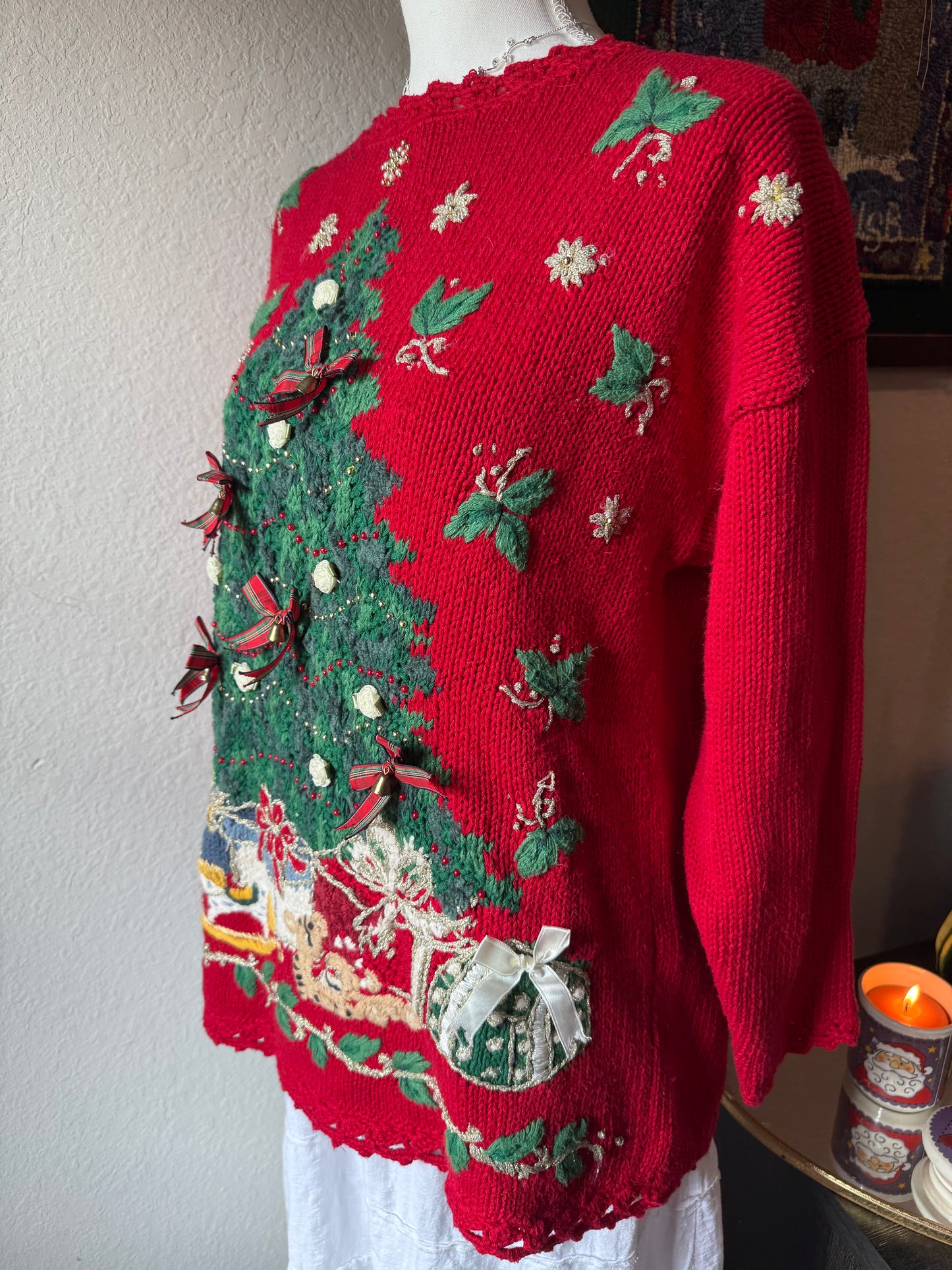 Tiara Christmas Tree Sweater