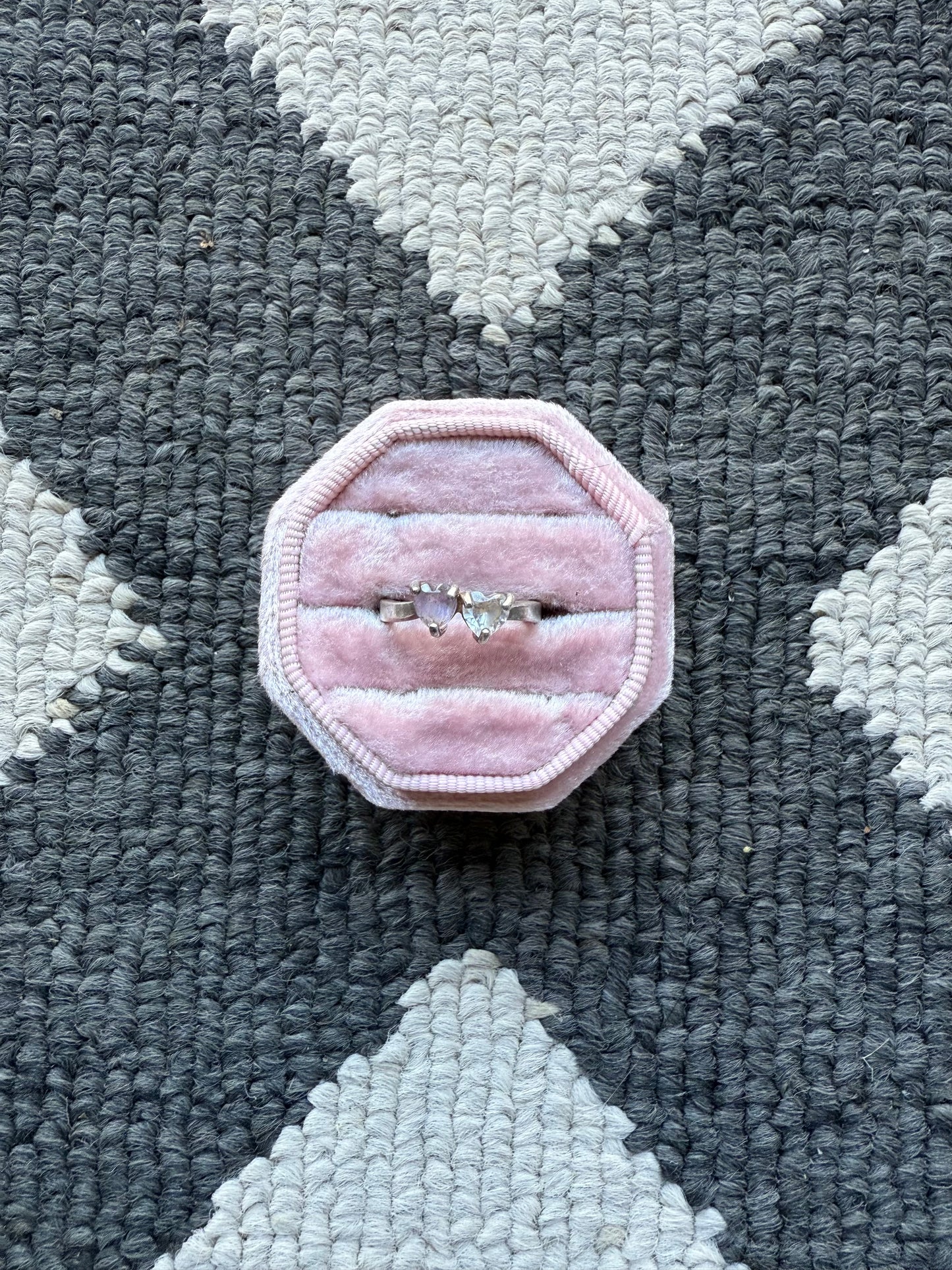 Sterling Double Hearts Ring (5)