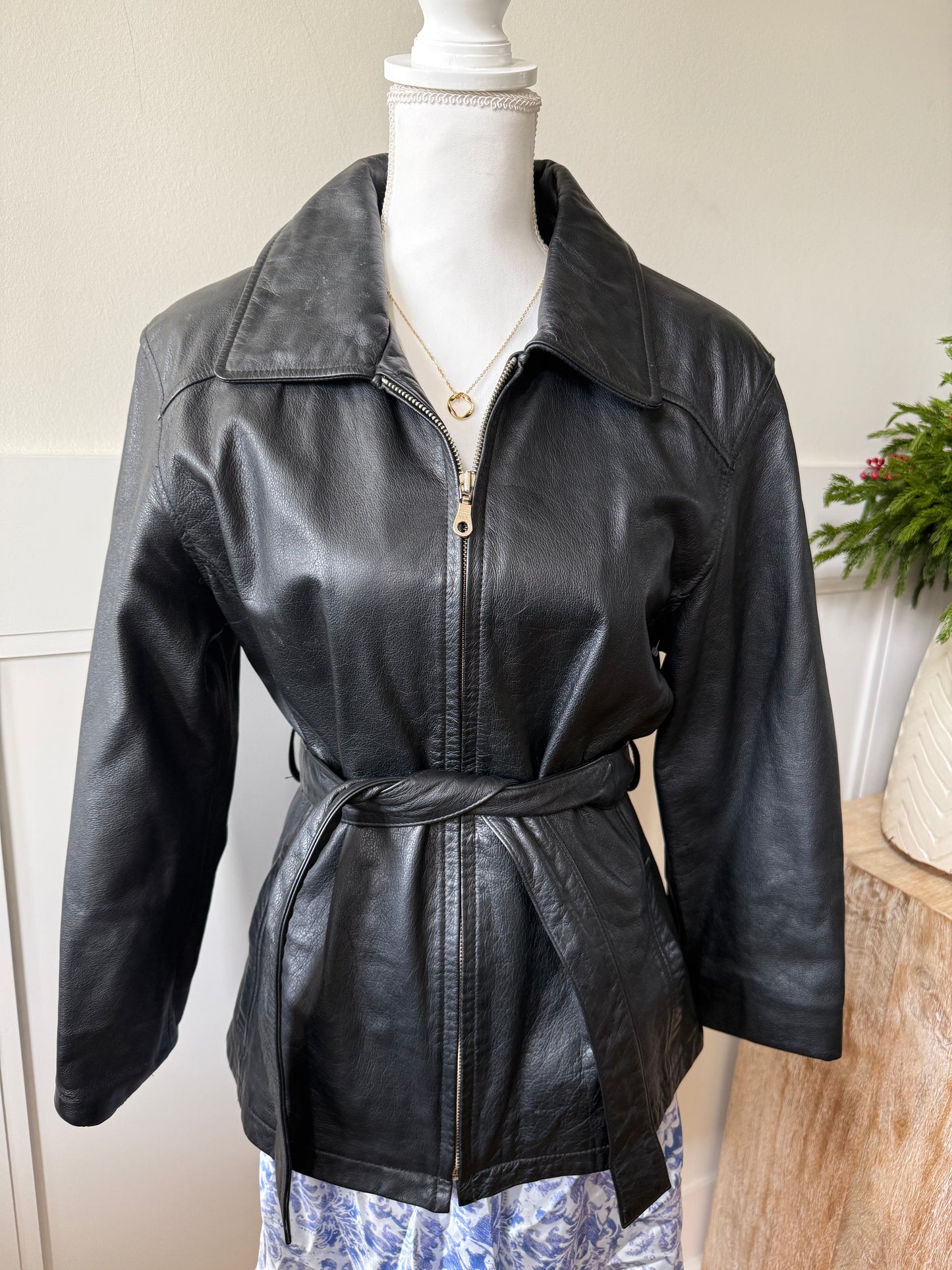 Wilsons Black Leather Jacket