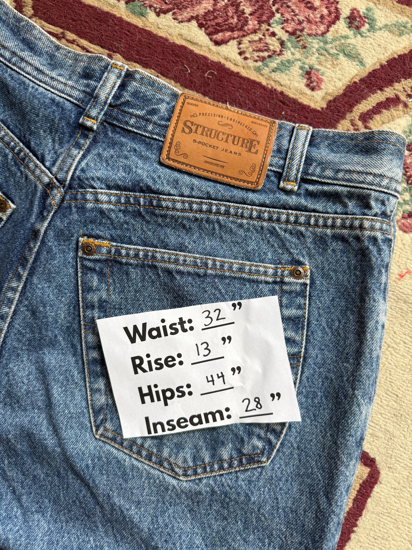 32” Structure Jeans