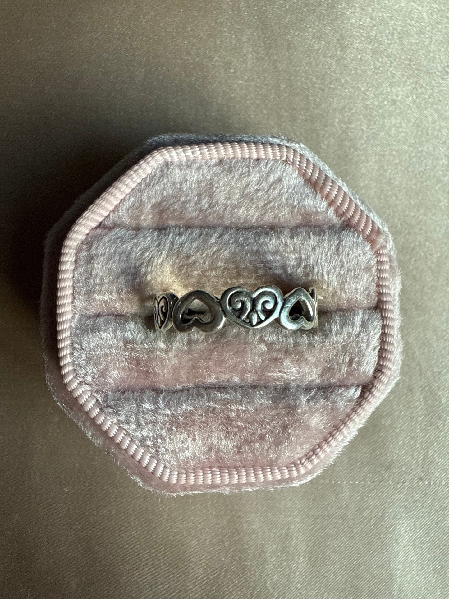 Sterling Heart Ring (7.5)