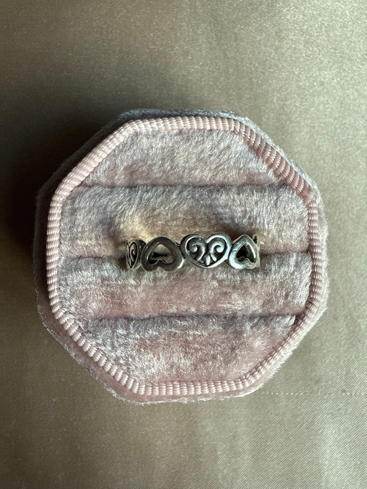 Sterling Heart Ring (7.5)