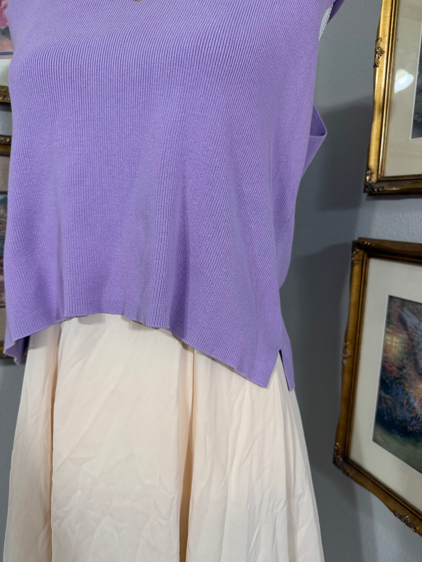 Lavender Sweater Vest