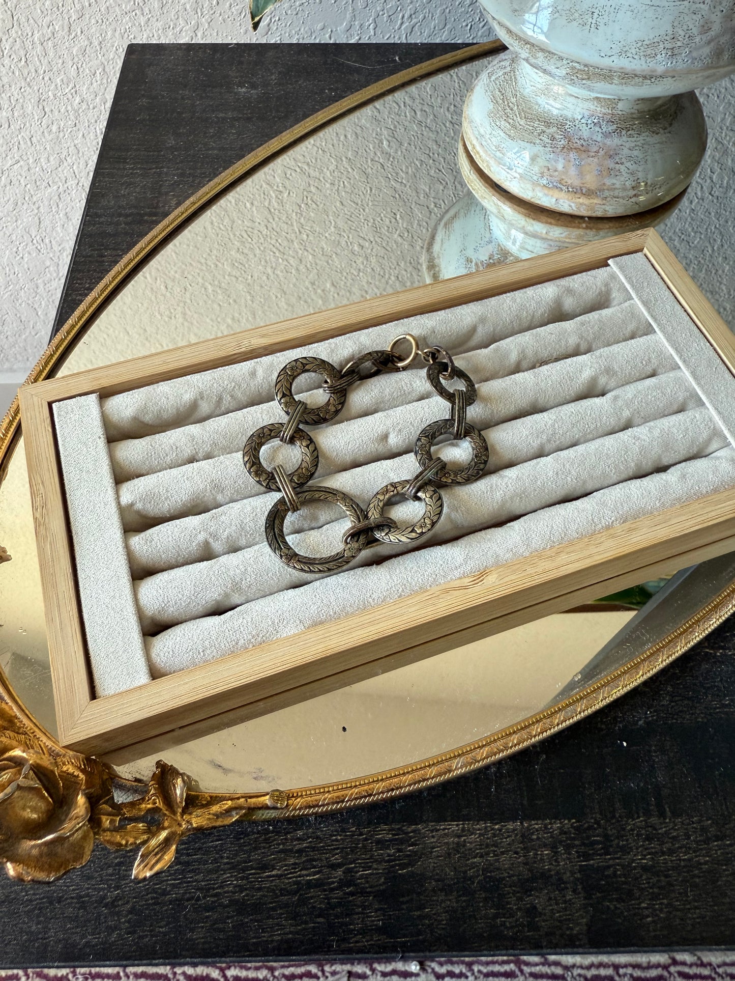 Floral Link Bracelet