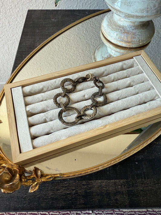 Floral Link Bracelet