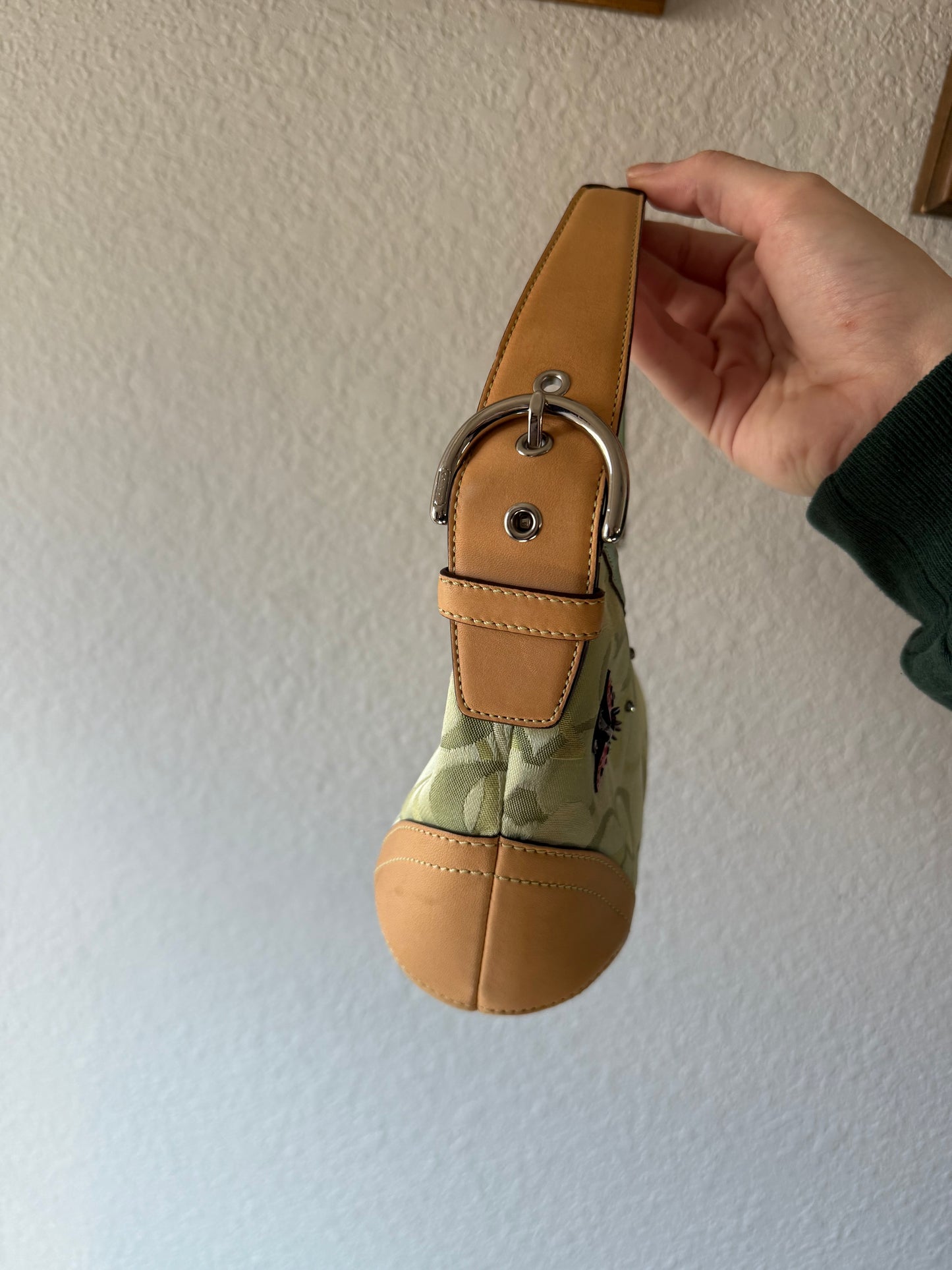 Coach Green Ladybug Bag