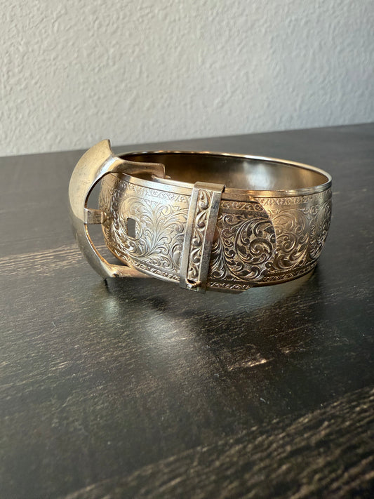 Victorian Belt Bangle Bracelet