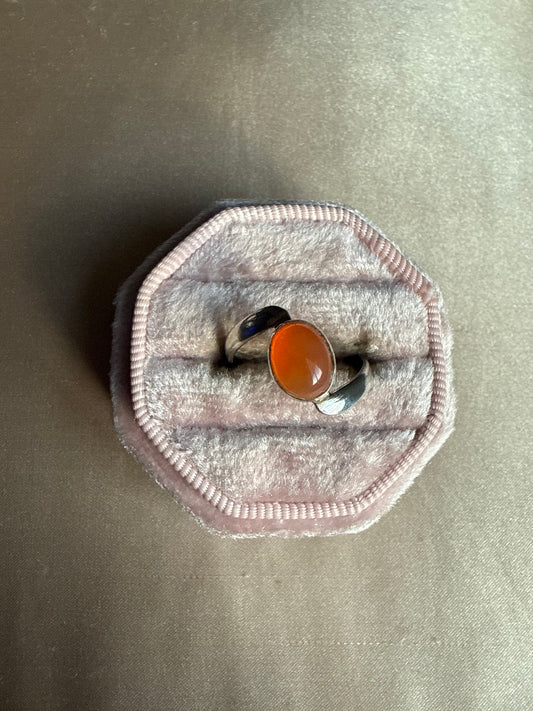 Sterling Carnelian Ring (7.5)