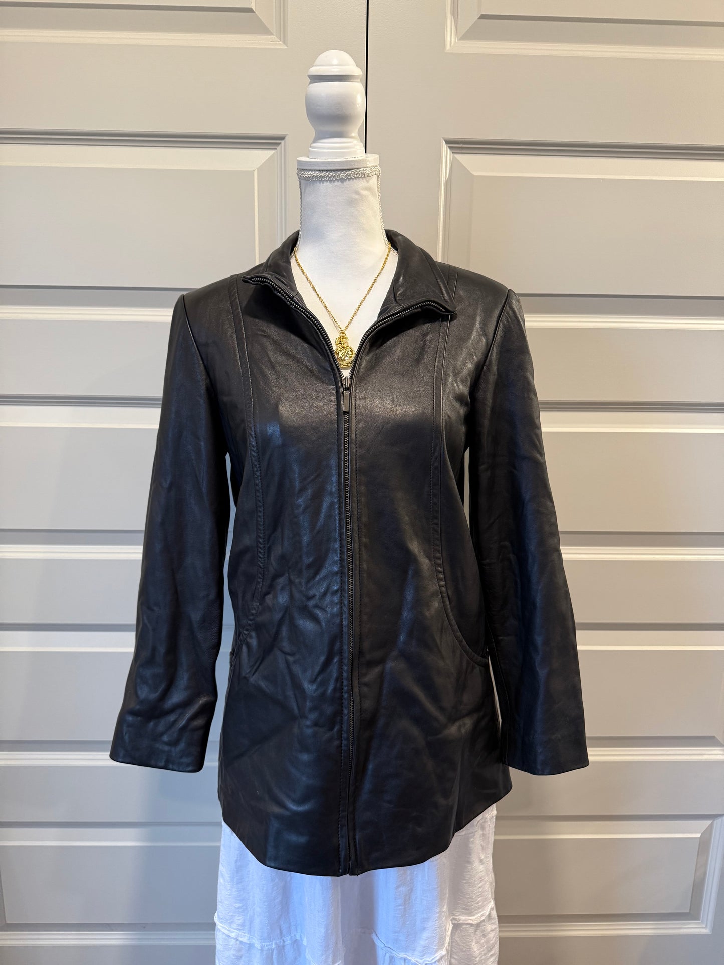Black Worthington Leather Jacket