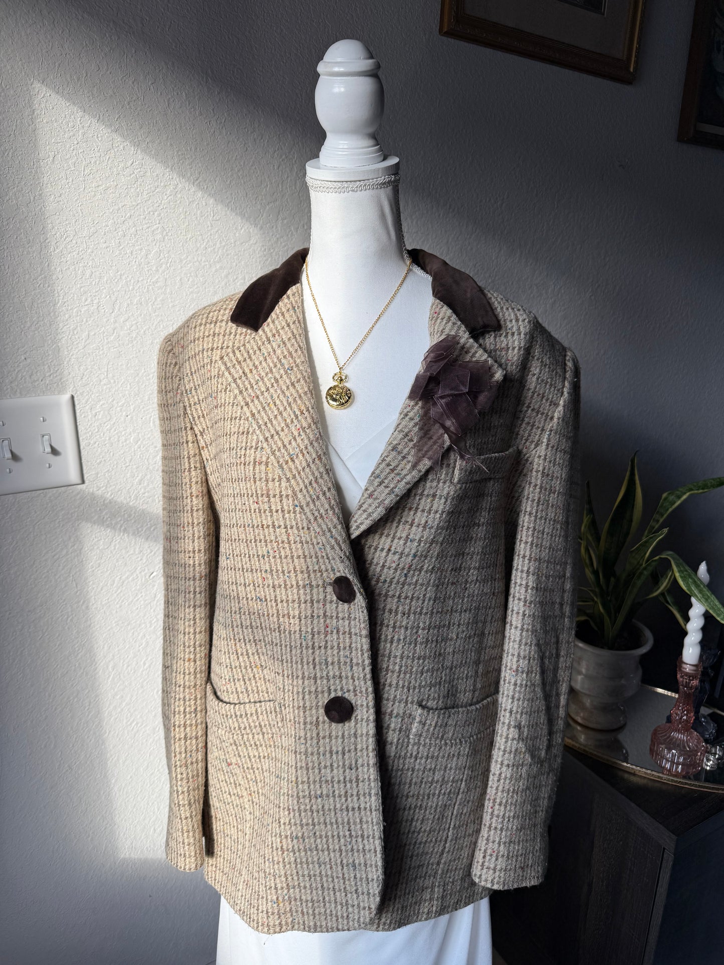 Tan Wool Blazer