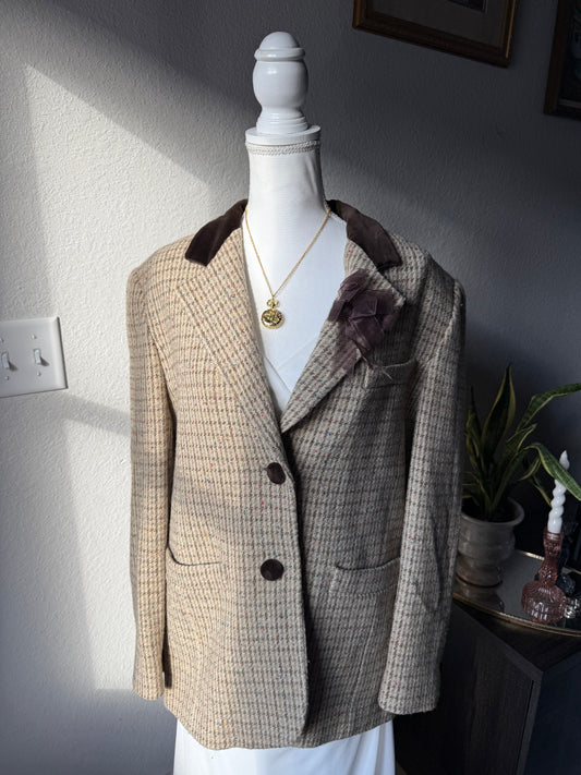 Tan Wool Blazer