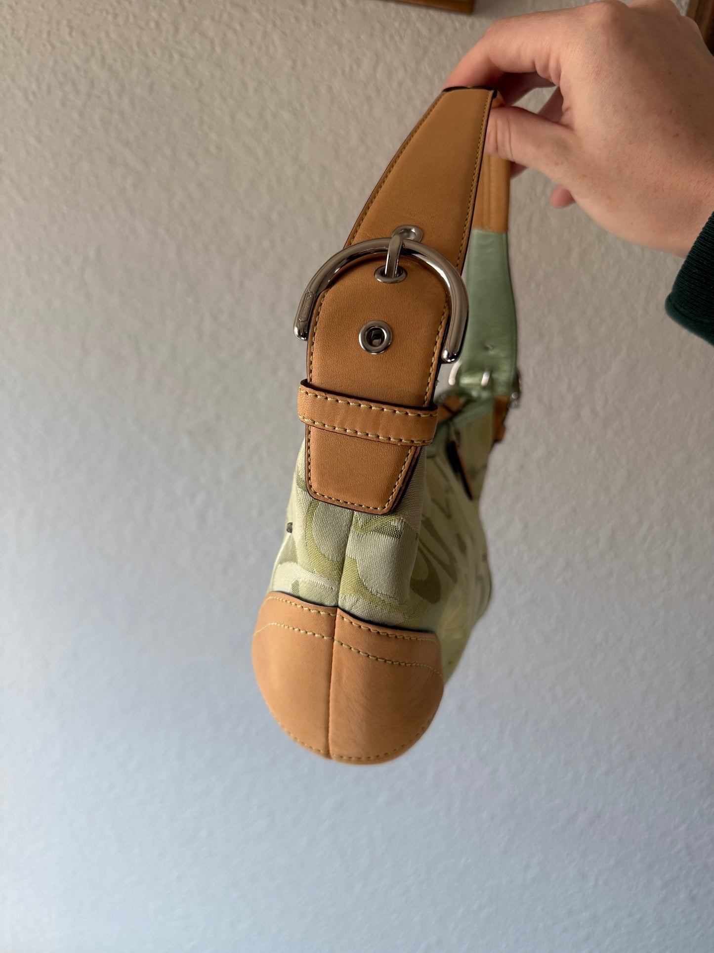 Coach Green Ladybug Bag