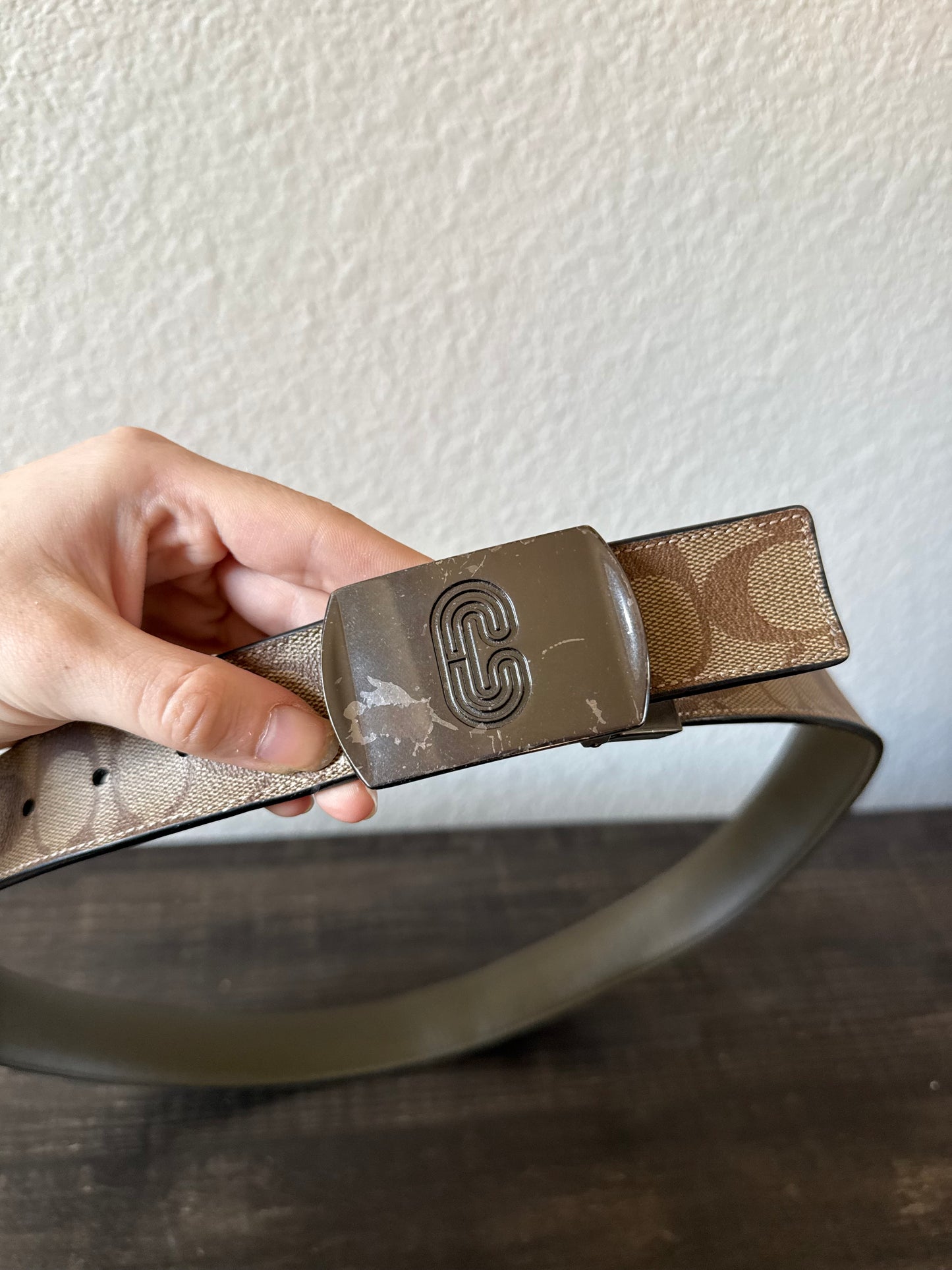 Coach Reversible Belt