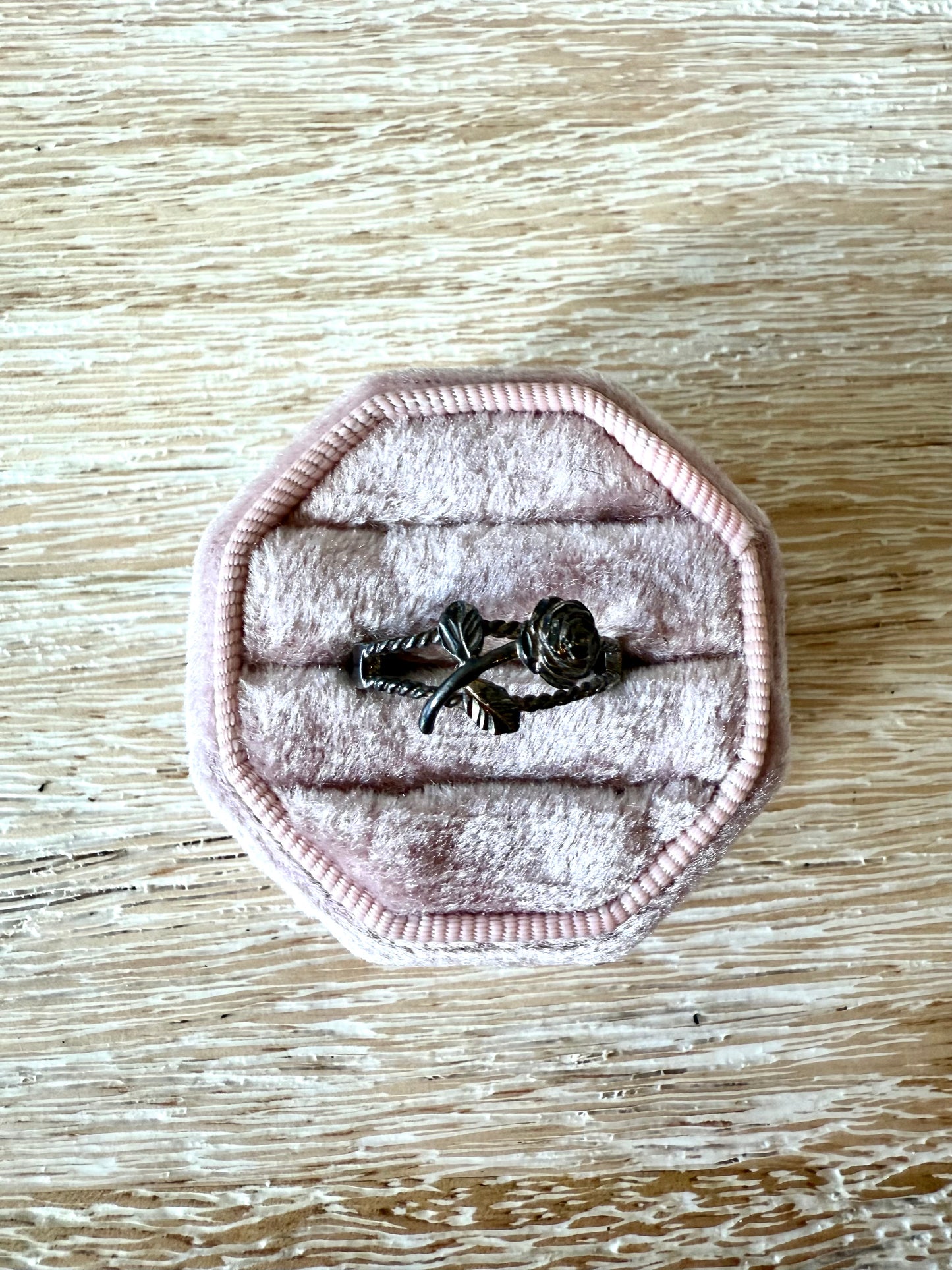 Sterling Rose Ring (8.25)