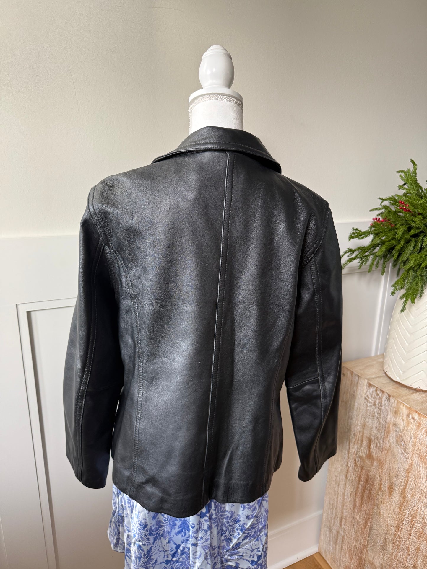Leslie Fay Leather Jacket