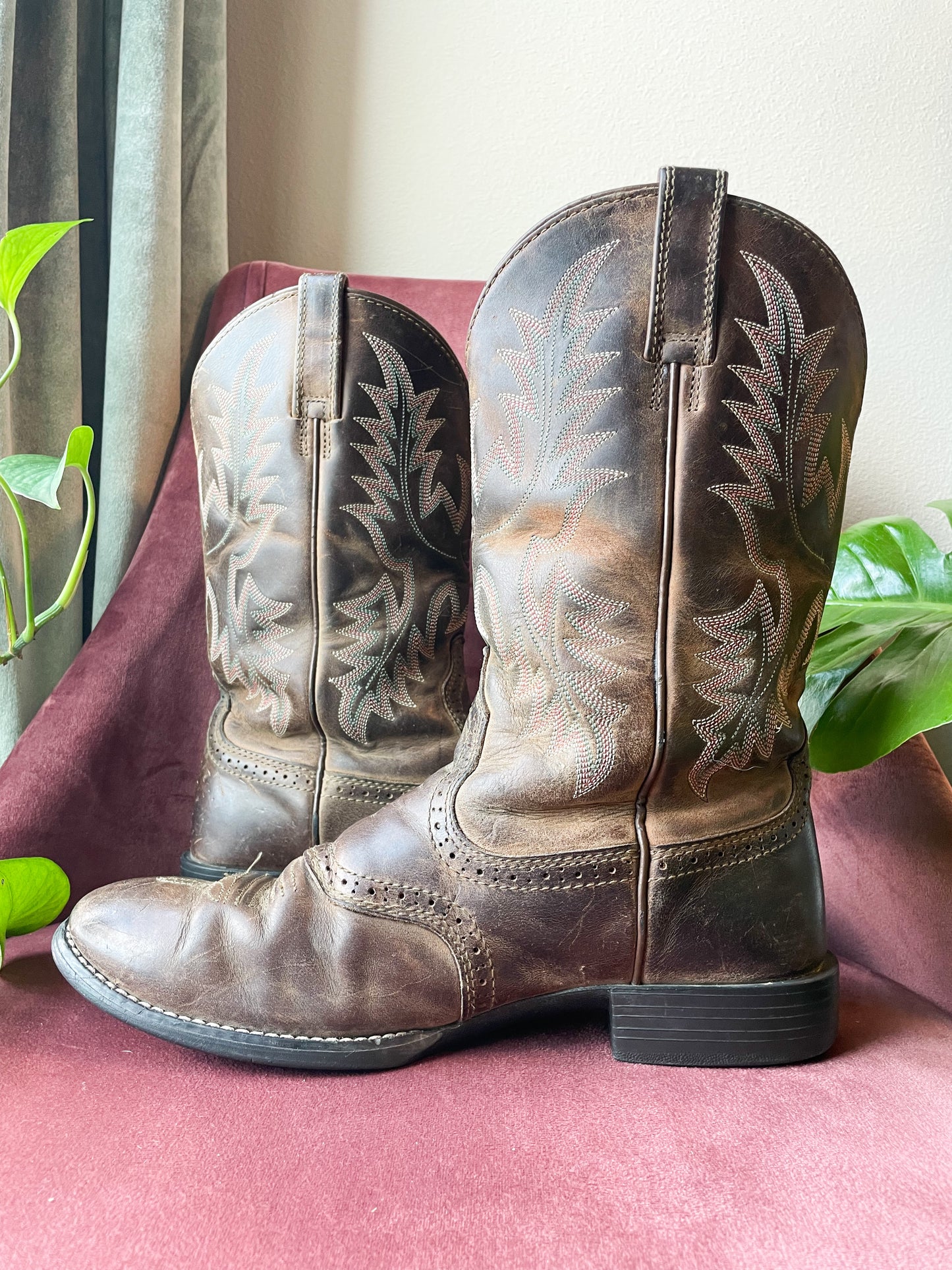 Brown and Pink Ariat