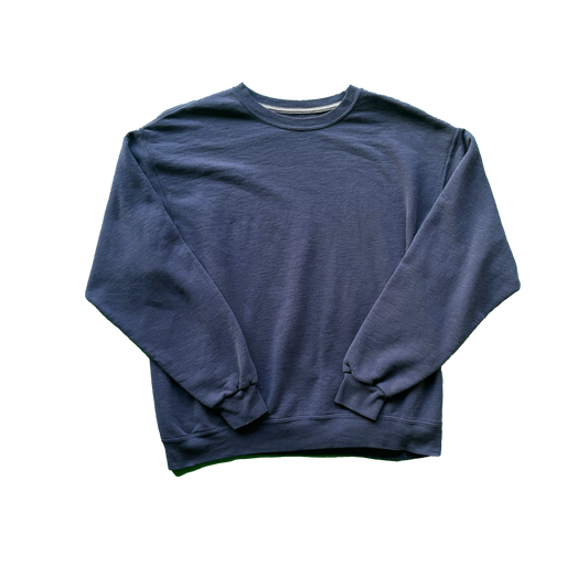 (M) Navy Creckneck