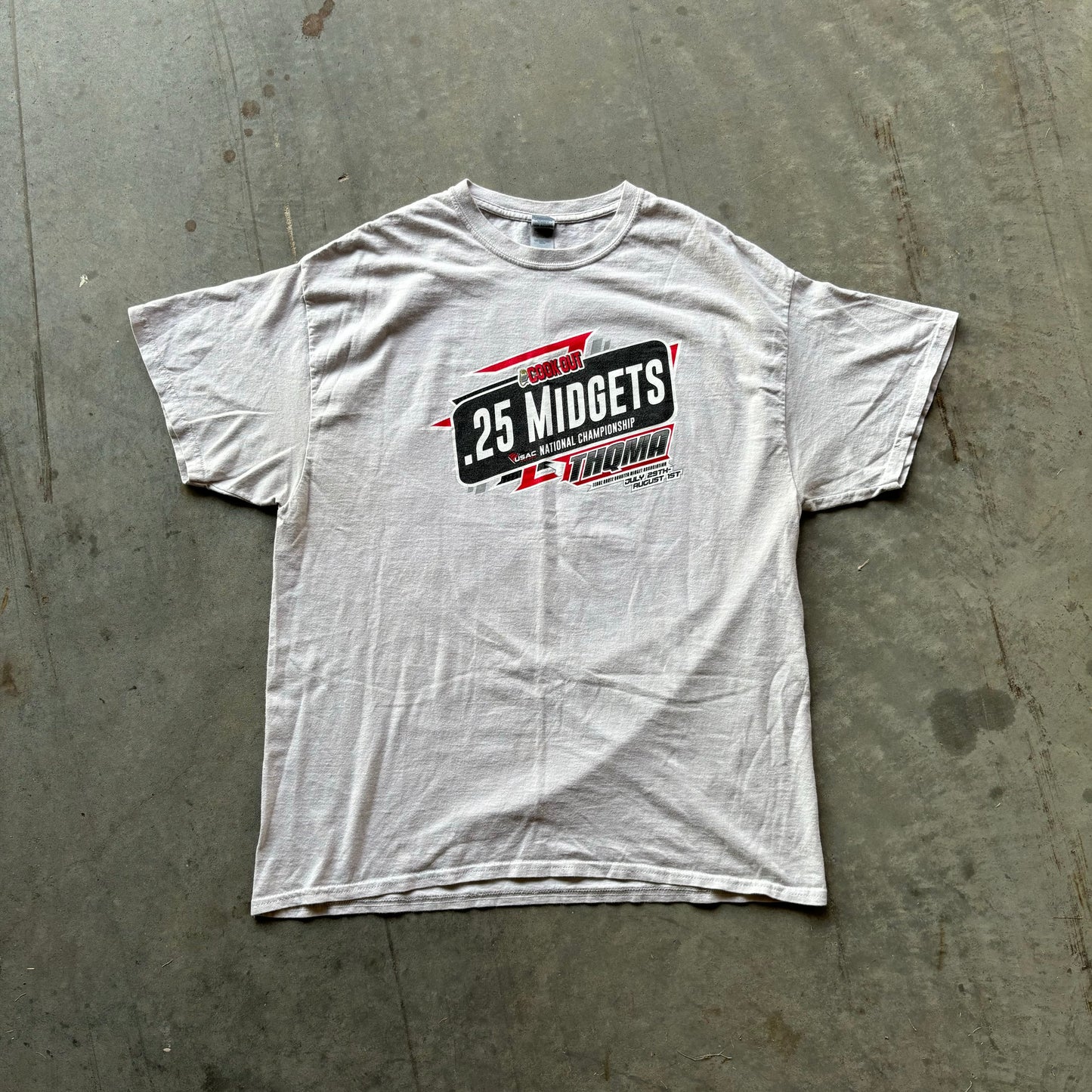 (XL) Light Gray Cookout tee