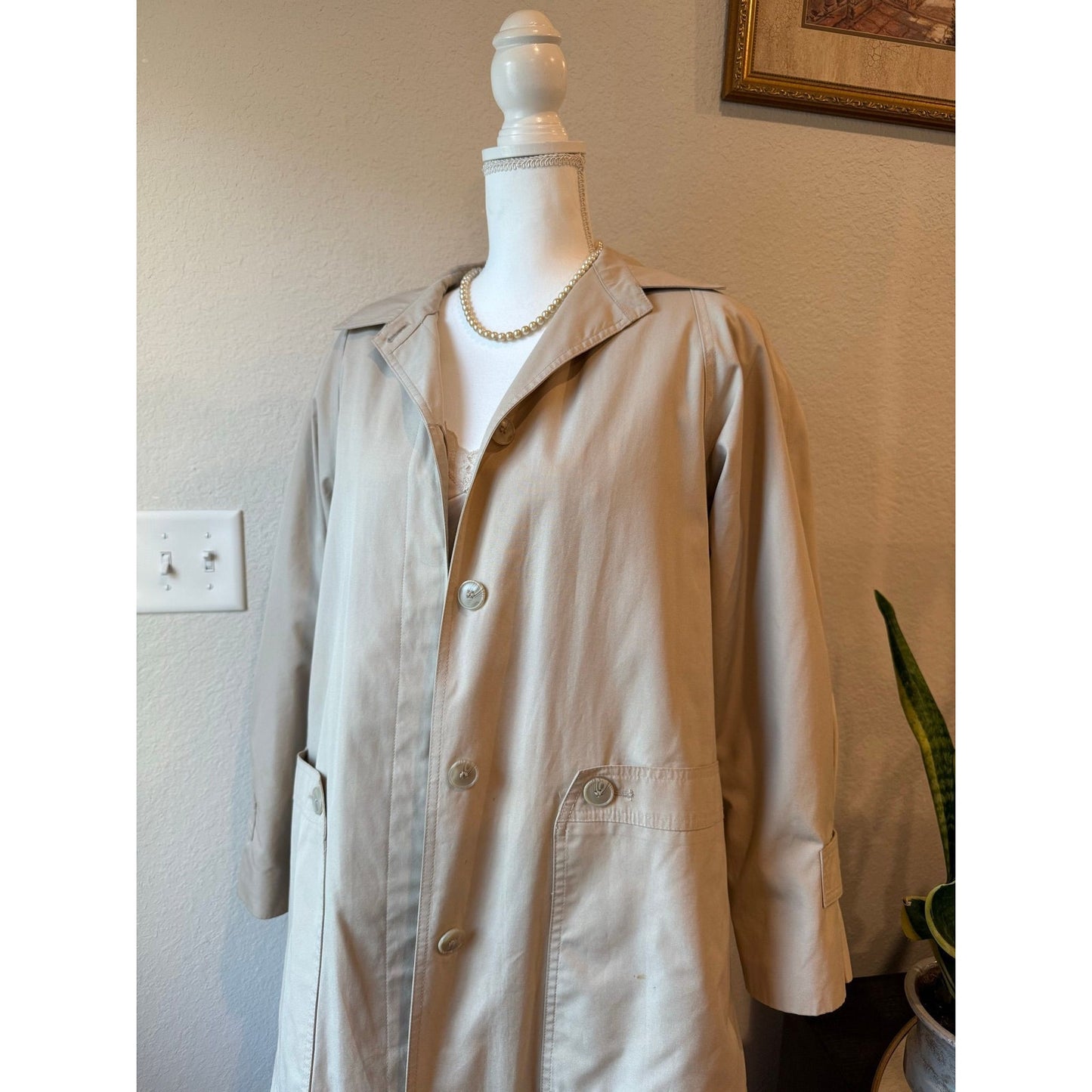 London Fog Lined Trench Coat