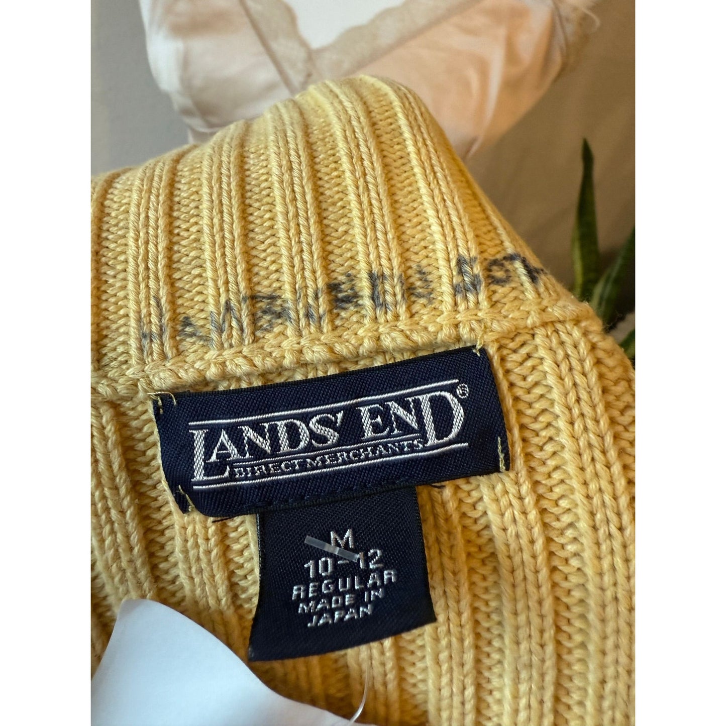 Yellow Sweater Zip Up