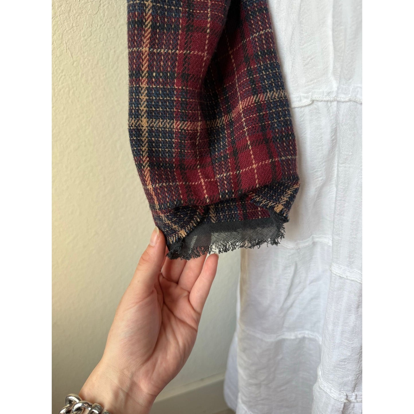 Plaid Cropped Blazer