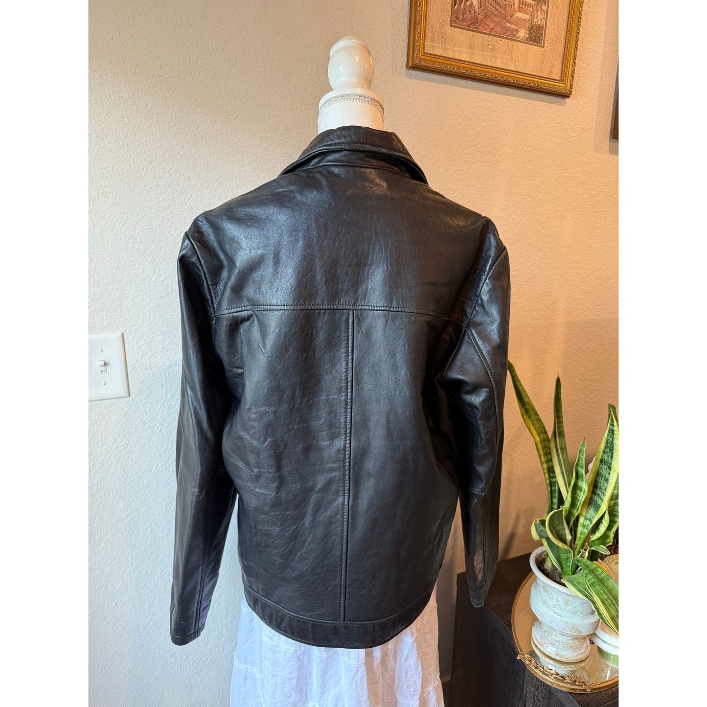 Black 100% Leather Jacket