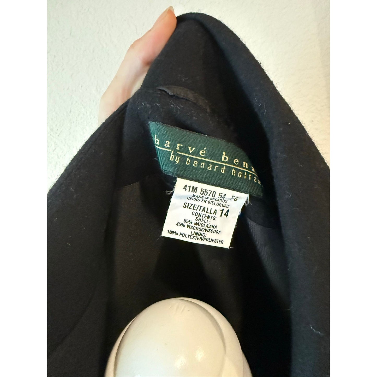 Harve Benard Wool Trench Coat