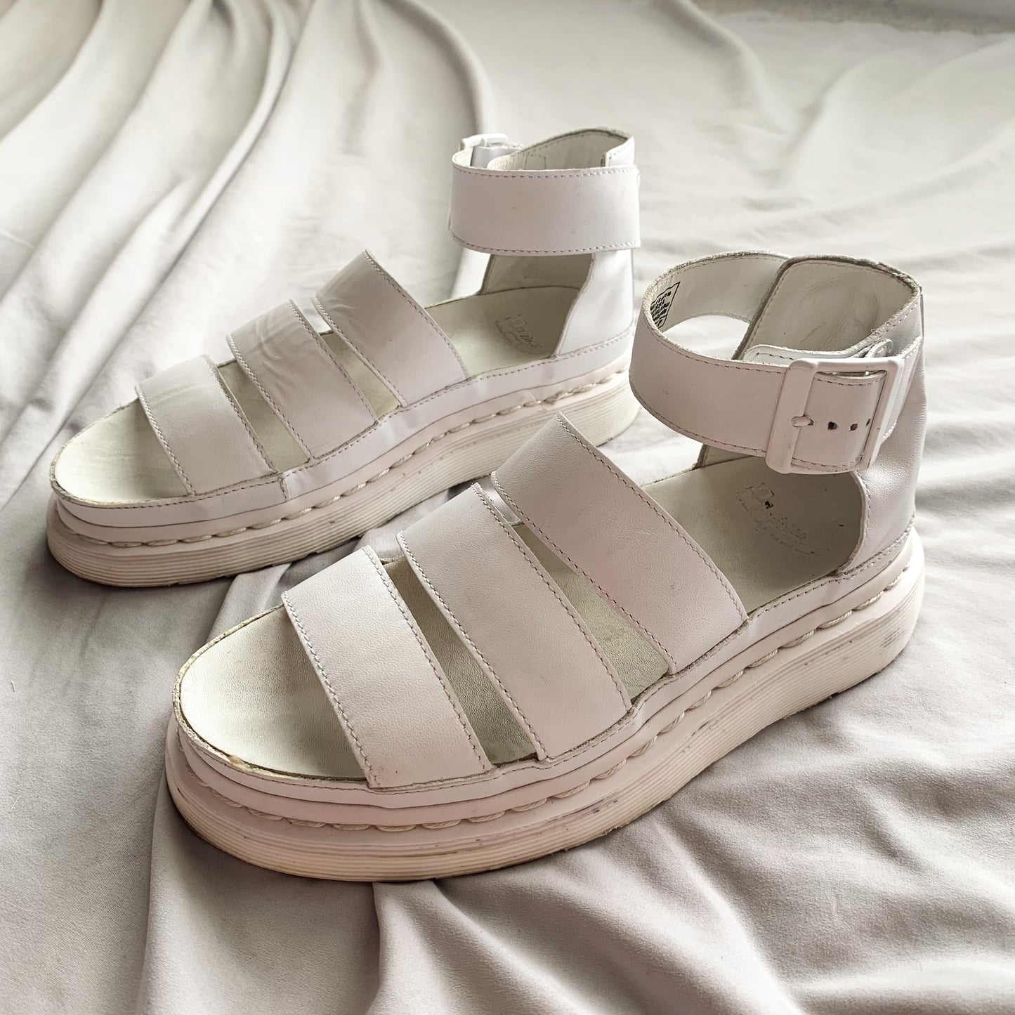 White Clarissa Platforms