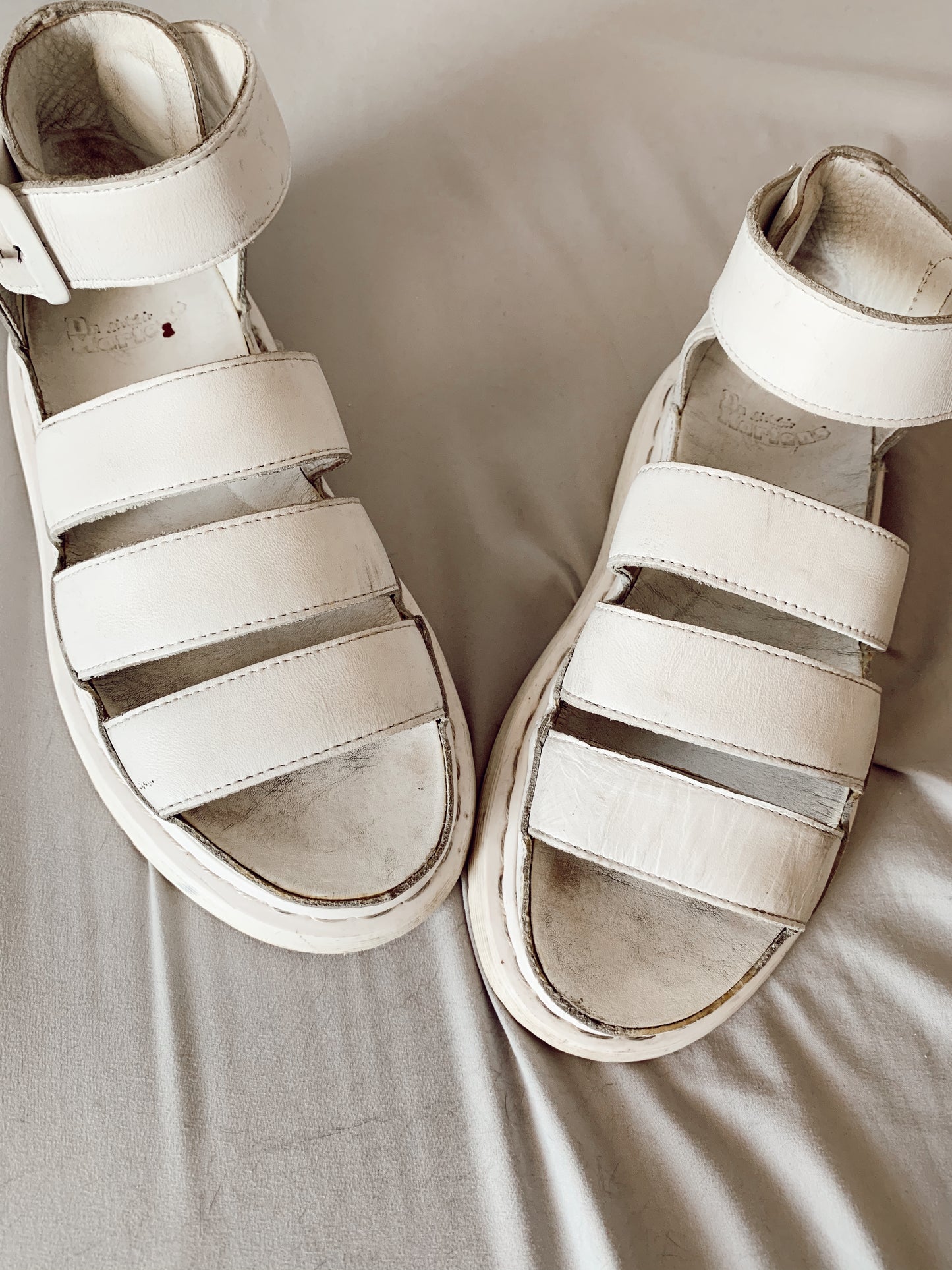 White Clarissa Sandals