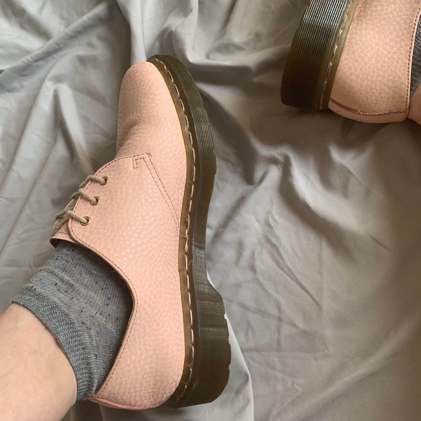 Baby Pink Docs Oxfords